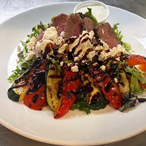 Pig & Duke Lunch Special: $19 Steak Salad [Picture: Steak Salad]