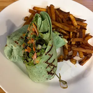 Pig & Duke Lunch Special: Sweet Thai Veggie Wrap [Picture: Sweet Thai Veggie Wraps]